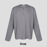 Kuro henry-neck long sleeves