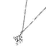 MELTING BUTTERFLY NECKLACE_SILVER