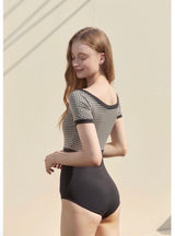 Anna knit swimsuit Black