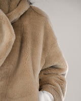 Nenin Fur Jacket & Muffler Set
