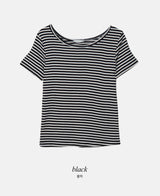 Daily Border Short Sleeve T-shirt (3color)