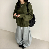 Sewing Dotom Balloon Fit Round Knit