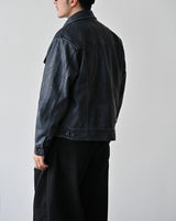 MP WASHED CURVED PANTS BK