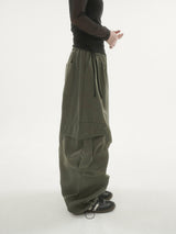 Toni pintuck cargo pants -3C
