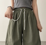 Roa Baslock Nylon Cargo Wide Pants