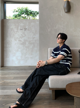 Chief Wish Dangara Open Collar Ban Pal Knit