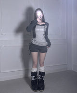 ribbon belt shorts (2colors)