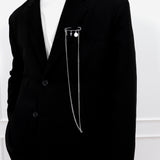 a men's チェーンブローチ_CLEF ブローチ