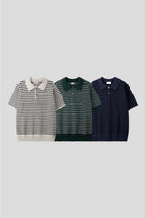 LMN Billie Dangara 2 Button Collar Knitwear (3 colors)