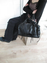 leather punky strap bag