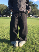 Bridge Roll-Up Raw Wide Pants (2c)