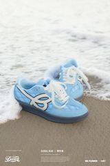 ジョイントネームレトロジャーマントレーニングシューズ - BLUE