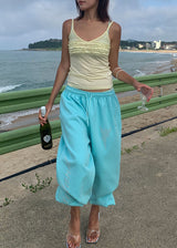 TENCEL FRILL SLEEVELESS