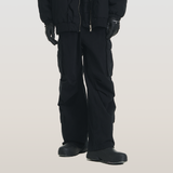 RELABEL 23AW Flutter Belt Washed Workwear Casual Trousers
