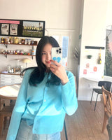 Blue Heart Jell Hard Case / TREEFORFIVE345