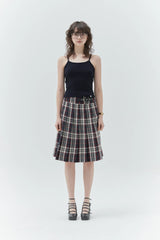 KIRSH PLAIN CHERRY SEMI CROP SLEEVELESS - DARK NAVY