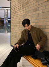 Miele YKK Suede Biker Jacket