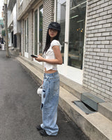 ループデニムパンツ
