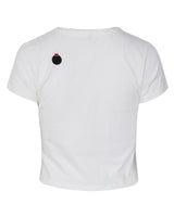 Mwoong ベーシッククロップTシャツ(ホワイト)
