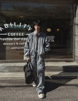 カイ ナイロングロッシーパイピングパンツ