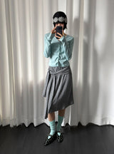 TWIST BUTTON CARDIGAN