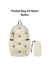 pocket bag v2 nylon / butter