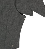 Layered Bolero Wool Jacket / Grey