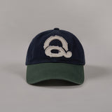 Washed Logo Ball Cap (Navy/Green)