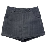 テイラーバースピンストライプミニスカートパンツ (2 colors)
