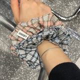 Multi Check Scrunch-Blue
