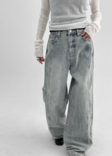 [MADE] Kets Cut Wide Denim Pants