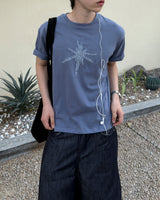 スパーク エンブロイダード グラフィック ショートスリーブ Tシャツ