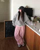 [ORIGINAL] ROSE Pintuck Cotton Pants