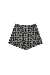Jacquard Short Pants [Black]