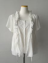 Kelly Layered Short Sleeve Blouse