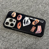 パーティクルズオブメモリーフォンケース (Glass_BK)