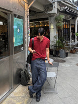 Non-peade regular denim pants