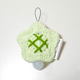 (made) melon bread star light bulb keyring