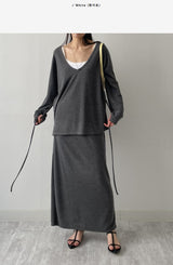 Lace Ribbed Square Sleeveless