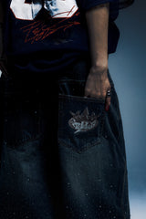 9090 × pH-1 Rhinestone Jorts