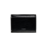 DOT Pocket 3-layer Half Wallet Coin Money Card Wallet black