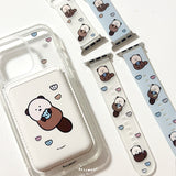 シーオッター Chanibear アップルウォッチストラップ (transparent,42-44mm)