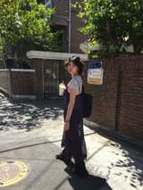 リヨセルインディゴブーツカットパンツ (1color)