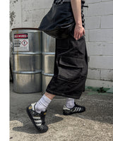 Circular Belt Stitch Cargo Bermuda