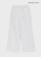 [B-BASIC] Mid-Sweat Cut-Out Wide Pants