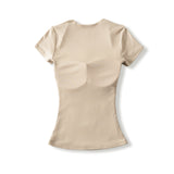Lena Square Shirring Top