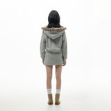 ポケットミニスカート (グレー)