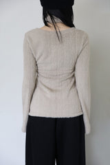 And Wish Fur Knit Top