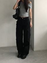 Cindy オフショルダーTシャツ(4 colors)