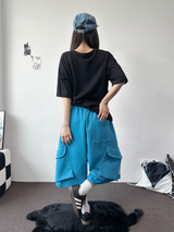 Similar Color Block Keyring Cargo Bermuda 3 Color 